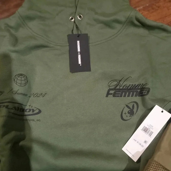Hommeand femme collaboration W/playboy '24. paired with a ck bag. BOTH BNWT!!! - Picture 15 of 16